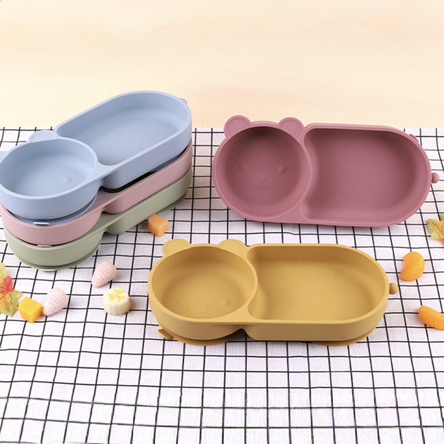 Baby Food Grater - Silikonowa miska z przyssawką dla niemowląt
