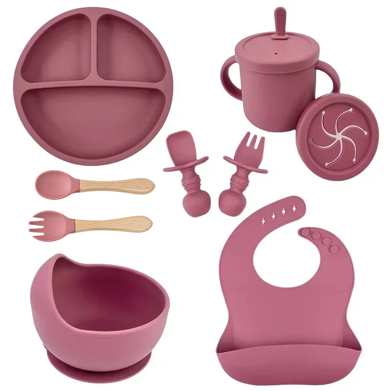 Baby Food Grater - Zestaw naczyń dla dzieci z silikonu