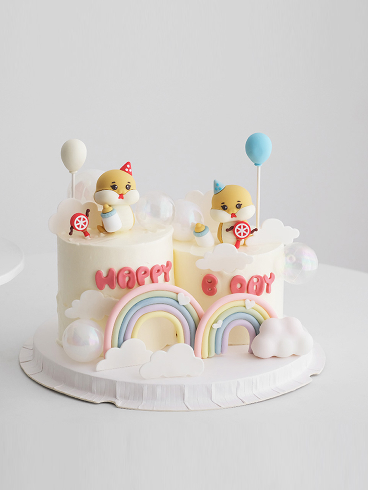 Baby Food Ideas - 2025 rok węża noworodek tort urodzinowy